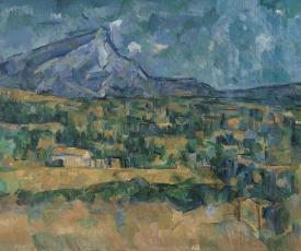 paysage avec une montagne