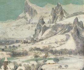 détail du château sur l'œuvre