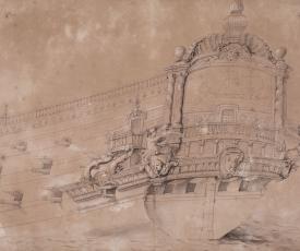 dessin d'un vaisseau