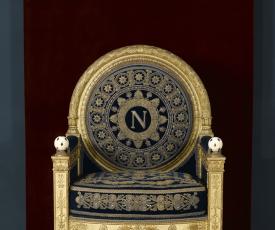 Fauteuil du trône de Napoléon Ier aux Tuileries