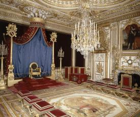 salle du trône du château de fontainebleau