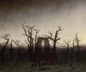 Abbaye dans la forêt de chênes