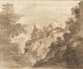 cascade et paysage