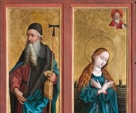 saint antoine et la Vierge