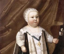 Portrait de Louis XIV (1638-1715) enfant, en pied