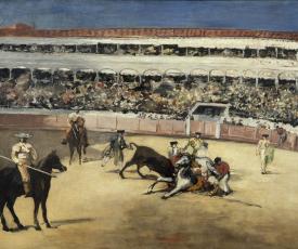 Combat de taureaux, Édouard Manet (1832-1883)
