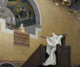 Saint Jean Chrysostome et l’impératrice Eudoxie Jean-Paul Laurens (1838-1921)