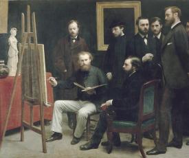 Un atelier aux Batignolles Henri Fantin-Latour (1836-1904)