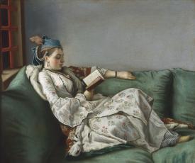 Dame en costume turc (Marie Adélaïde de France ?) Jean-Étienne Liotard (1702-1789)