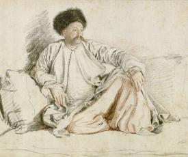 Portrait de M. Levett, négociant anglais, en costume tatar Jean-Étienne Liotard (1702-1789)