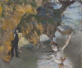 ballet, Edgar Degas L’Étoile ; Danseuse sur scène