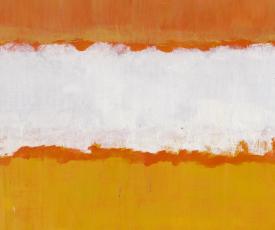 Marcus Rothkowitz dit Mark Rothko (1903-1970), Sans titre (détail du rectangle blanc). 1969, peinture (acrylique sur papier), 116,7 × 106,2 cm. États-Unis d’Amérique, Chicago, The Art Institute of Chicago (Gift of the Mark Rothko Foundation, 1986.121)