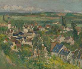Paul Cézanne (1839-1906), Auvers-sur-Oise. 1873-1875, peinture (huile sur toile), 65,2 × 81,3 cm. États-Unis d’Amérique, Chicago, The Art Institute of Chicago (Mr. and Mrs. Lewis Larned Coburn Memorial Collection, 1933.422)