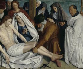 Piétà de Nouans les Fontaines - Jean Fouquet - peinture - Église Saint Martin