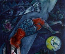 Le Cirque bleu - Marc Chagall - Nice, musée national Marc Chagall
