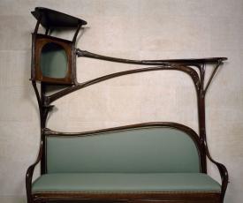 Banquette de fumoir - Hector Guimard - musée d'Orsay