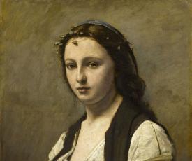 La Femme à la perle - Corot - musée du Louvre