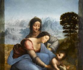 La Vierge, l'Enfant Jésus et sainte Anne - Léonard de Vinci