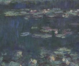 Nymphéas - Reflets verts - Claude Monet - musée de l'Orangerie