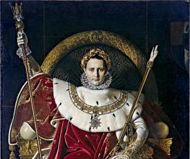 Napoleon Ier sur le trône impérial