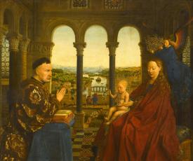 La Vierge du chancelier Rolin - Jan van Eyck - musée du Louvre