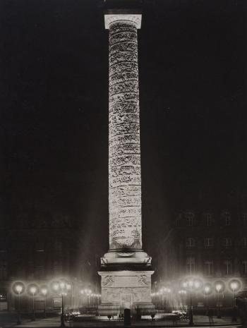 Eclairage de nuit, colonne Vendôme