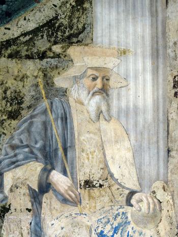 Saint Sigismond vénéré par Sigismond Malatesta, détail - Piero della Francesca