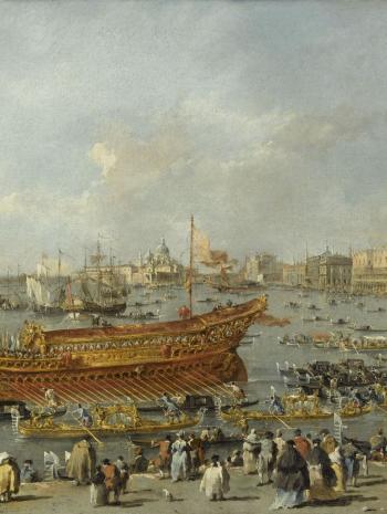 Le Départ du Bucentaure vers le Lido de Venise - Francesco Guardi