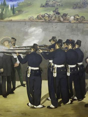 L'Exécution de l'Empereur Maximilien du Mexique - Edouard Manet