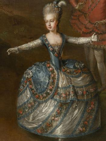 Représentation du ballet-pantomine - Détail de Marie-Antoinette