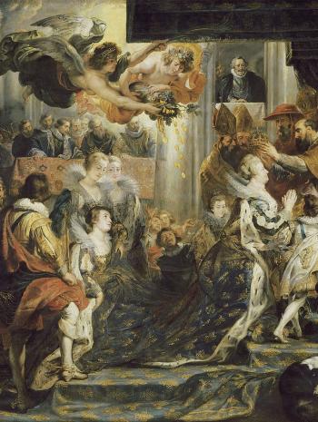 Le Couronnement de la reine à l'abbaye de Saint-Denis, le 13 mai 1610