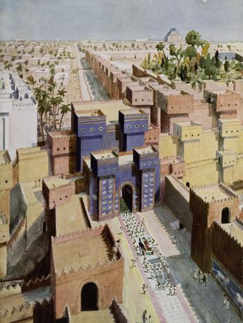 Reconstitution de la Porte d'Ishtar