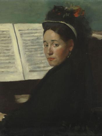 Mademoiselle Dihau au piano