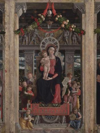 Vierge à l'Enfant entourée de saints