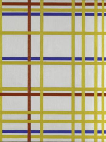 lignes de couleurs rouges, jaunes, bleus