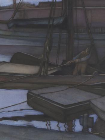 barques de pêches à l'aube