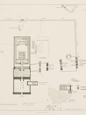plan d'un temple égyptienn
