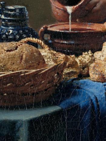 gros plan sur La Laitière, en particulier sur la nature morte