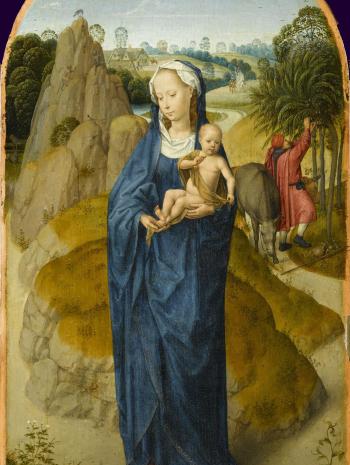 vierge à l'enfant debout