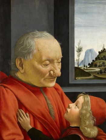 vieillard et un jeune garçon