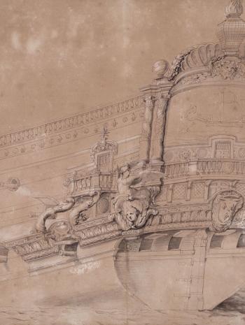 dessin d'un vaisseau