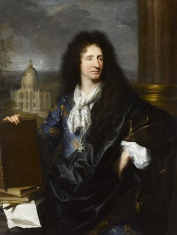 portrait d'un homme en perruque