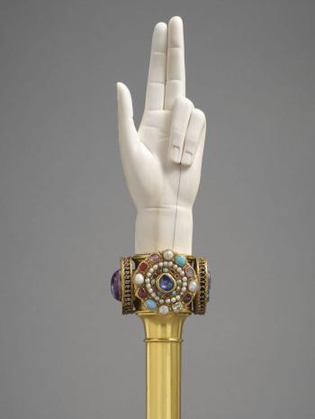 Main de justice en ivoire