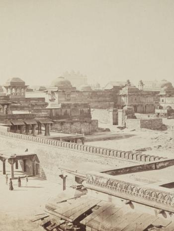 ville indienne photographiée au XIXe siècle