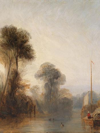 bord de fleuve arboré
