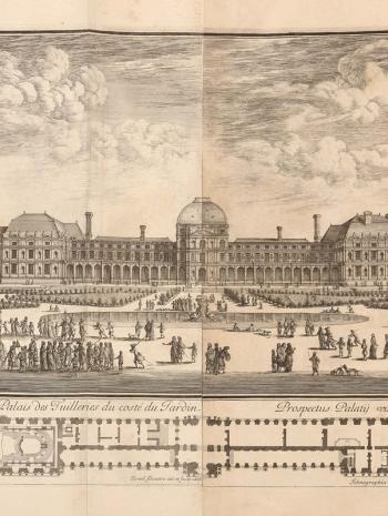 relevé du palais des tuileries