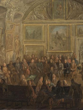 assemblée au Louvr