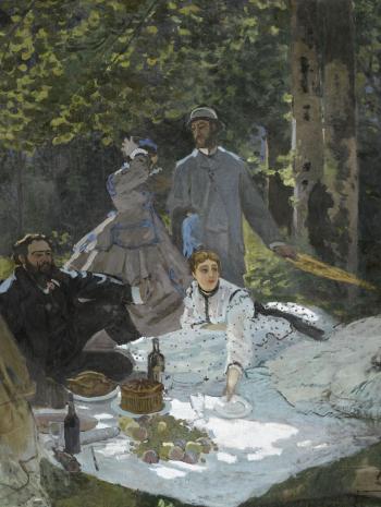 deux couples en pique-nique