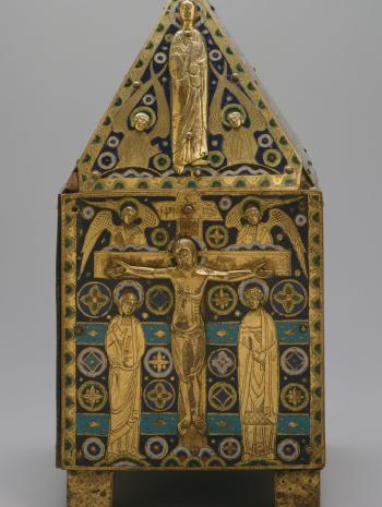 chasse avec une crucifixion