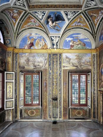 Villa Farnésine : loggia de Galatée, Baldassare Peruzzi (1481-1537), atelier de Sanzio Raffaello, dit Raphaël (1483-1520), Sebastiano Luciani, dit Sebastiano del Piombo (1485-1547)